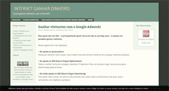 Desktop Screenshot of internetganhardinheiro.com